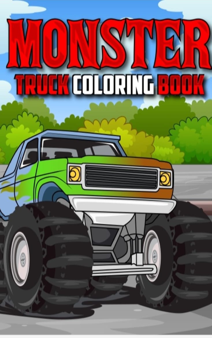 Monster Truck Coloring Book