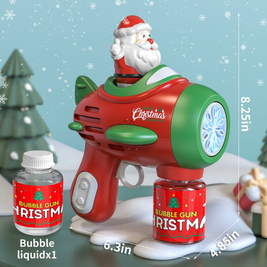 Christmas bubble gun