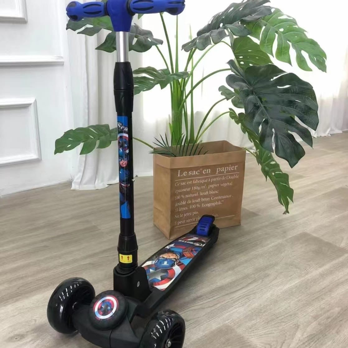 Captain America Scooter | Captain Electric Scooter | Heavenly Joy Kids